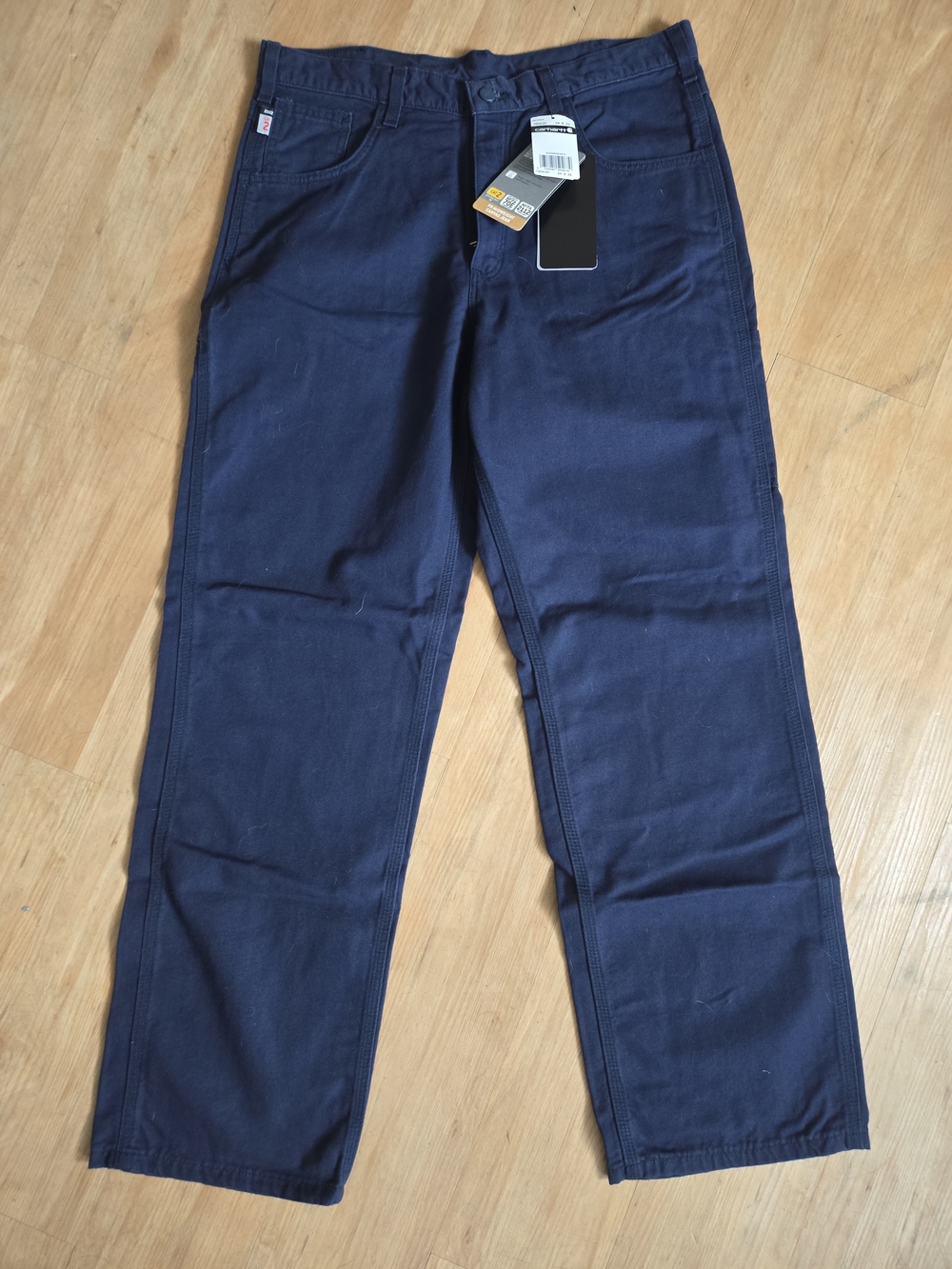 Carhartt Men's FR Canvas Pants Navy Blue